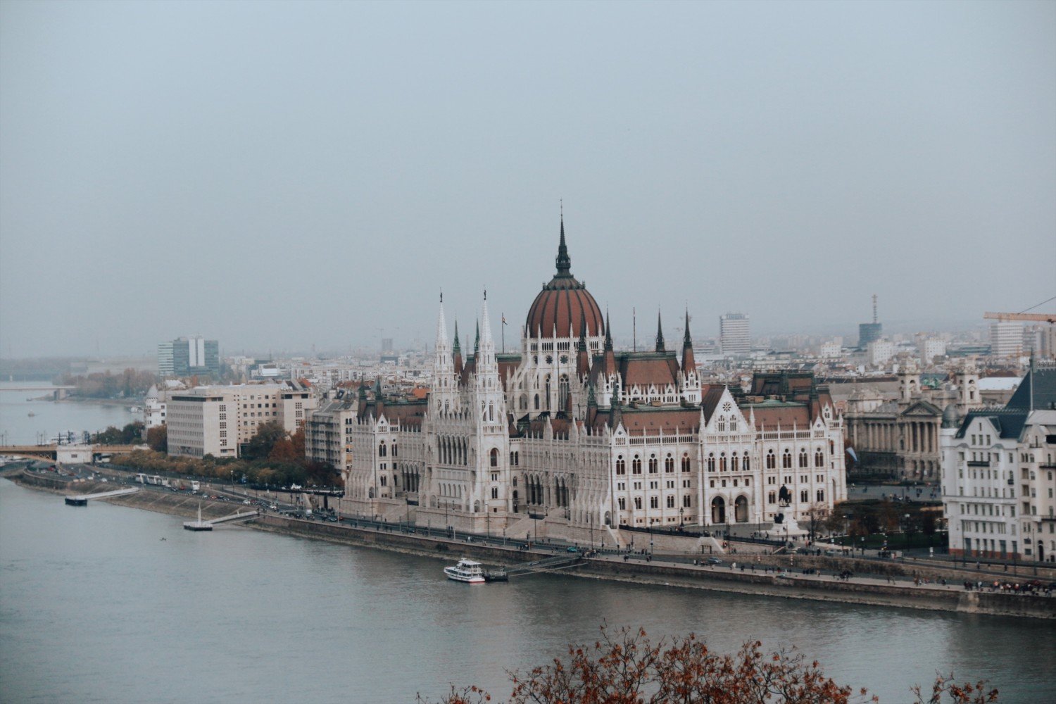 O Parlamento de Budapeste na Hungria 
