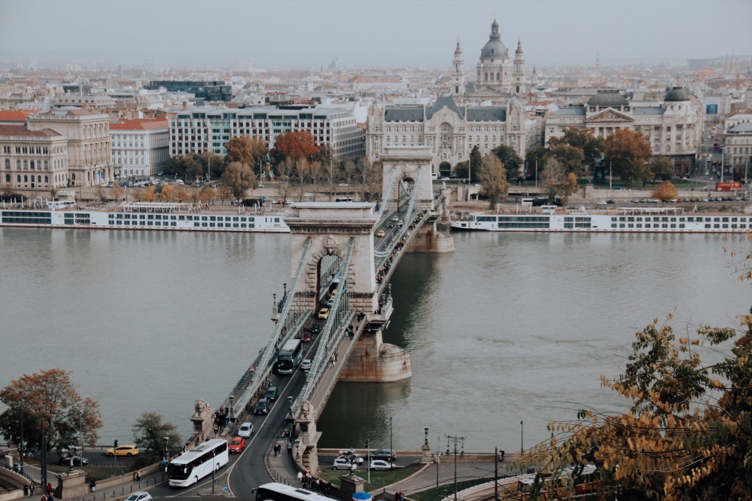 Vista do Castelo de Buda em Budapeste