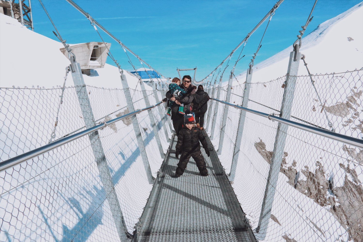 Monte Titlis, a ponte suspensa mais alta da Europa