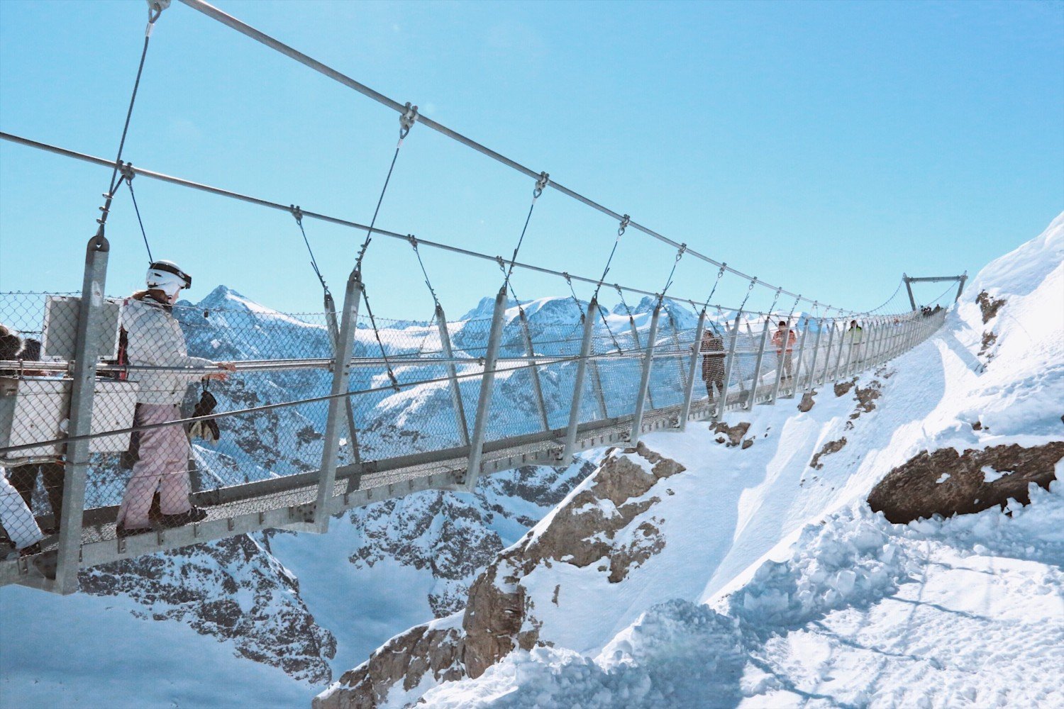 Monte Titlis, a ponte suspensa mais alta da Europa