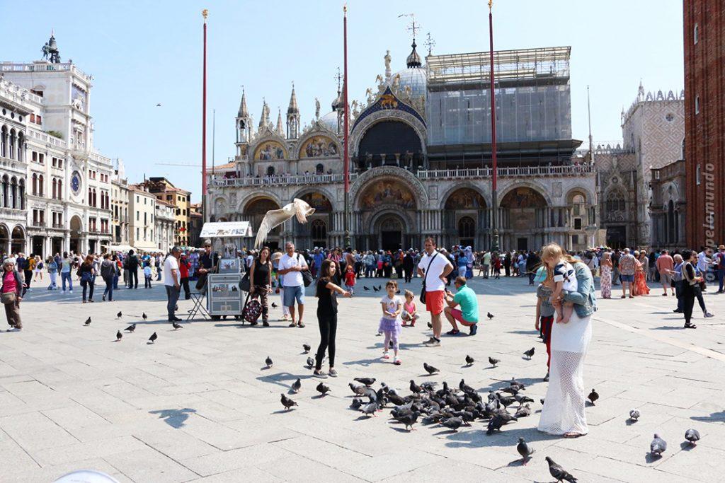 Veneza praça são marco