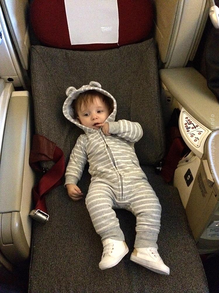 viagem de avião com bebê