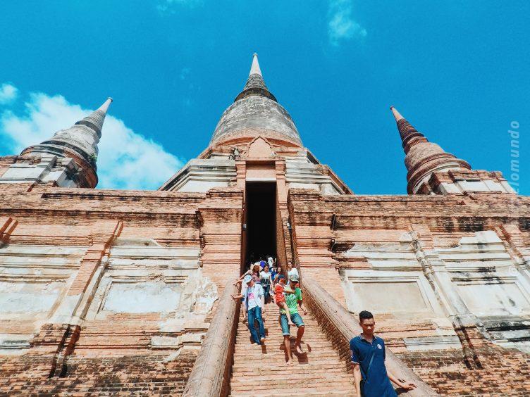 Ayutthaya com crianças 