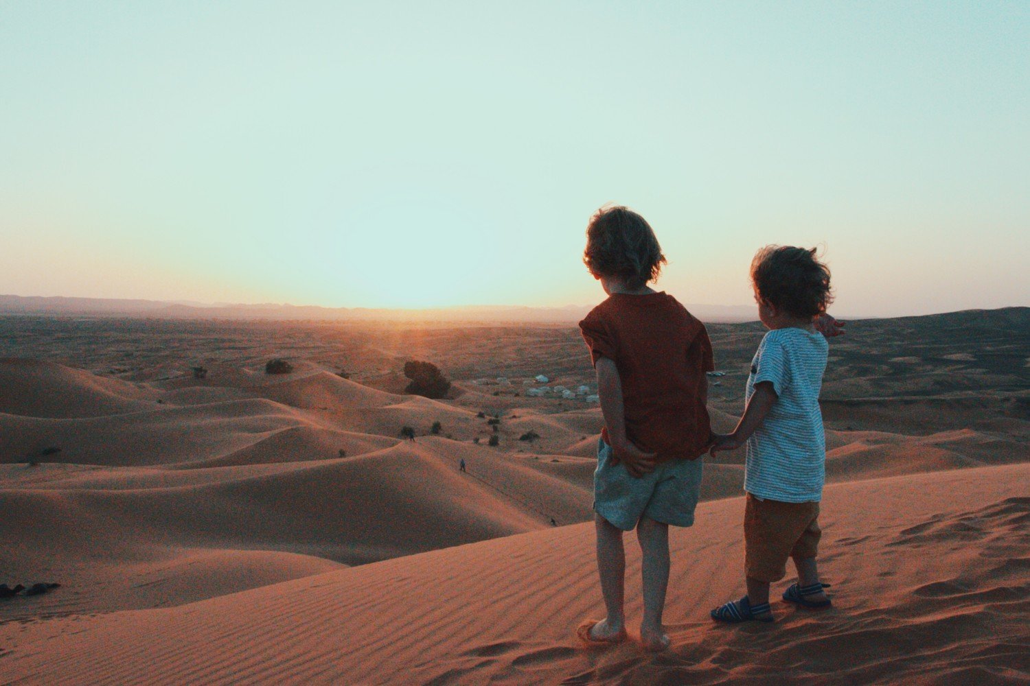 Pôr do Sol no Deserto do Saara 